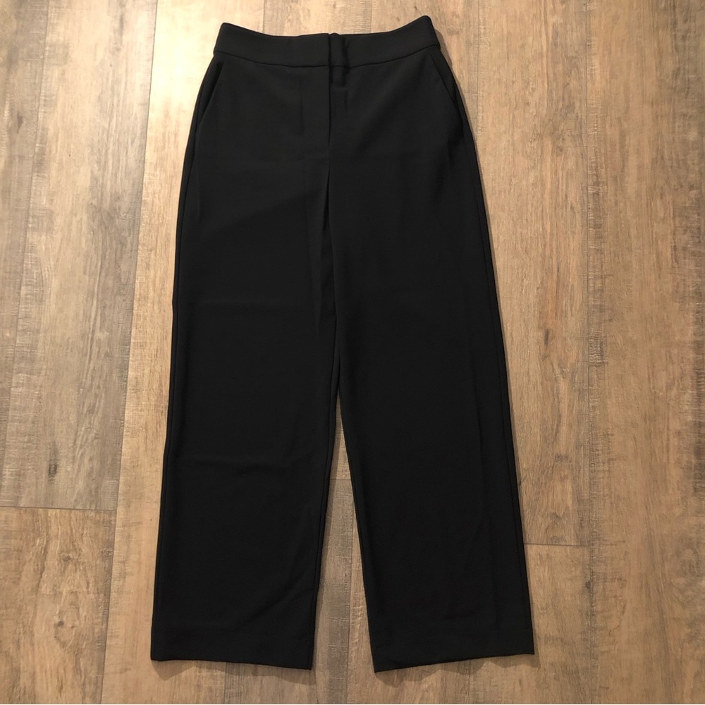 Theory - High Waist Wide Leg Pants